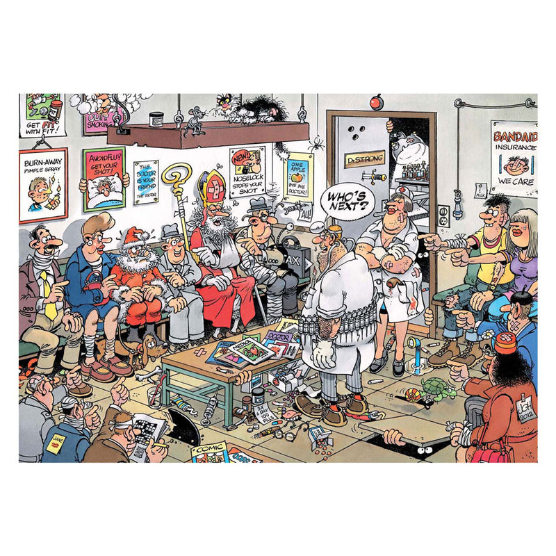 Load image into Gallery viewer, Jumbo jan van haasteren legpuzzel - wie is de volgende, 500st.