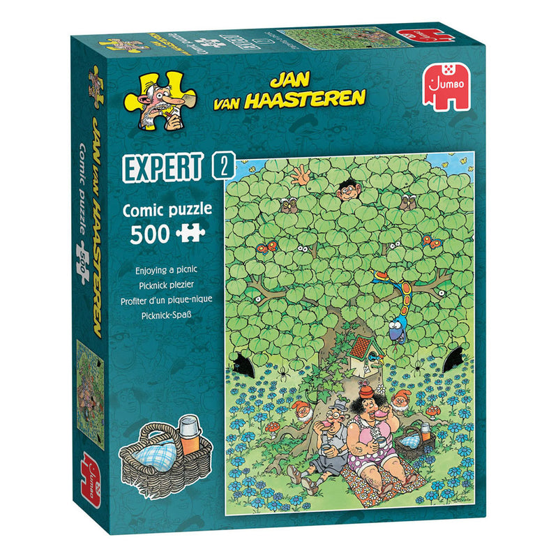 Load image into Gallery viewer, Jumbo jan van haasteren legpuzzel expert 2 - picknick plezier - 500st.