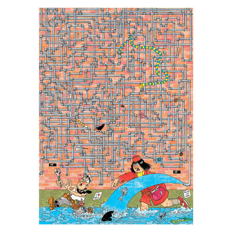 Afbeelding laden in galerijviewer, Jumbo jan van haasteren legpuzzel expert 5 - waar is het lek? - 500st.