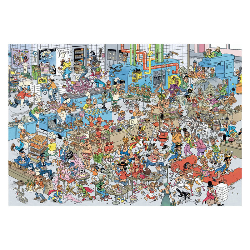 Load image into Gallery viewer, Jumbo puzzel jan van haasteren de bakkerij 2000 stukjes landschap.