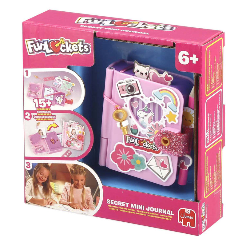 Load image into Gallery viewer, Jumbo funlockets geheim mini dagboek | 2 stuks