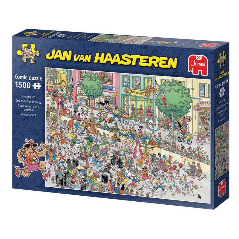 Load image into Gallery viewer, Jumbo puzzel jan van haasteren een naaldhak te hoog 1500 stukjes