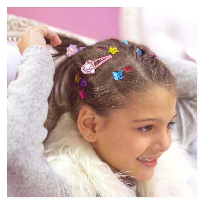 Load image into Gallery viewer, Jumbo funlockets geheime spiegel met haarglinsters | 2 stuks