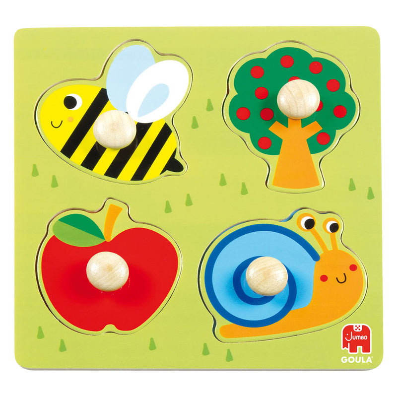 Afbeelding laden in galerijviewer, Jumbo goula noppenpuzzel boomgaard - 4st.