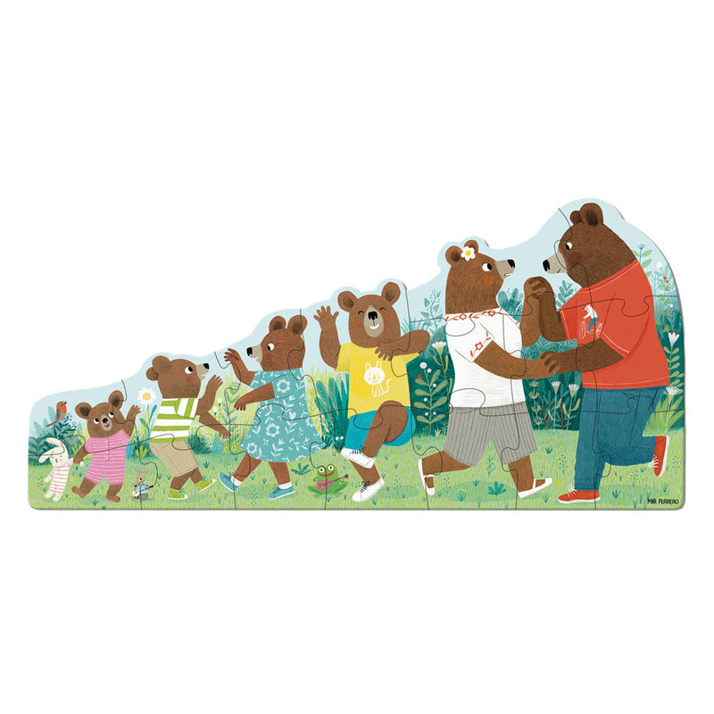 Load image into Gallery viewer, Goula jumbo puzzel xxl beren familie - 16st.