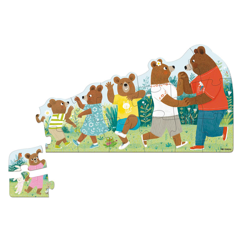 Load image into Gallery viewer, Goula jumbo puzzel xxl beren familie - 16st.