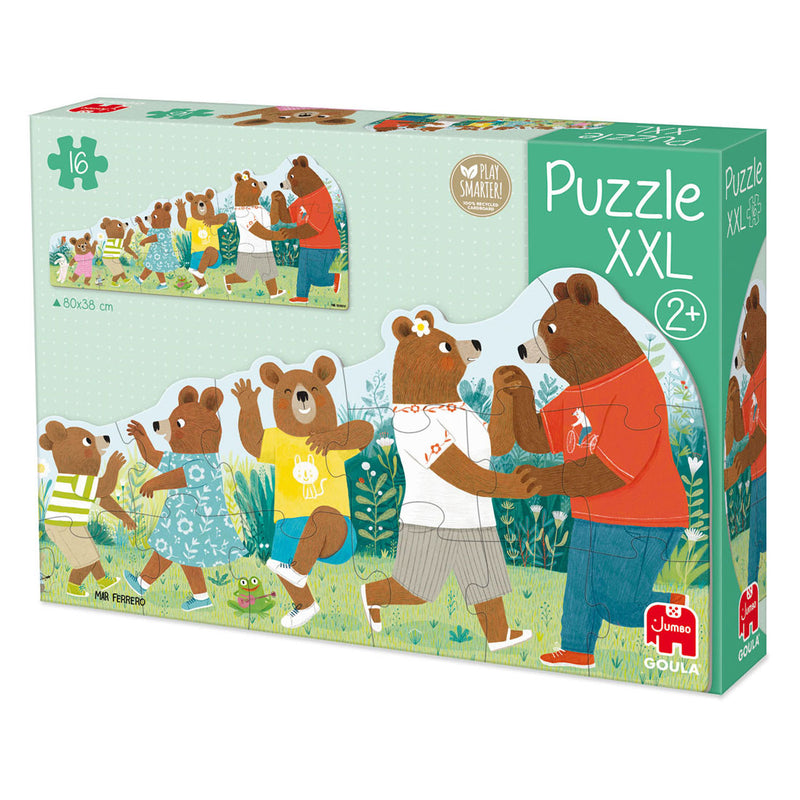 Load image into Gallery viewer, Goula jumbo puzzel xxl beren familie - 16st.