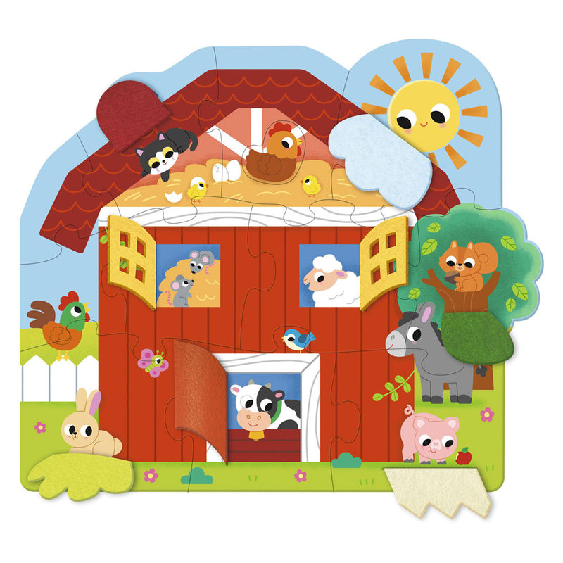 Load image into Gallery viewer, Jumbo goula puzzel xxl surprise farm - 12st.