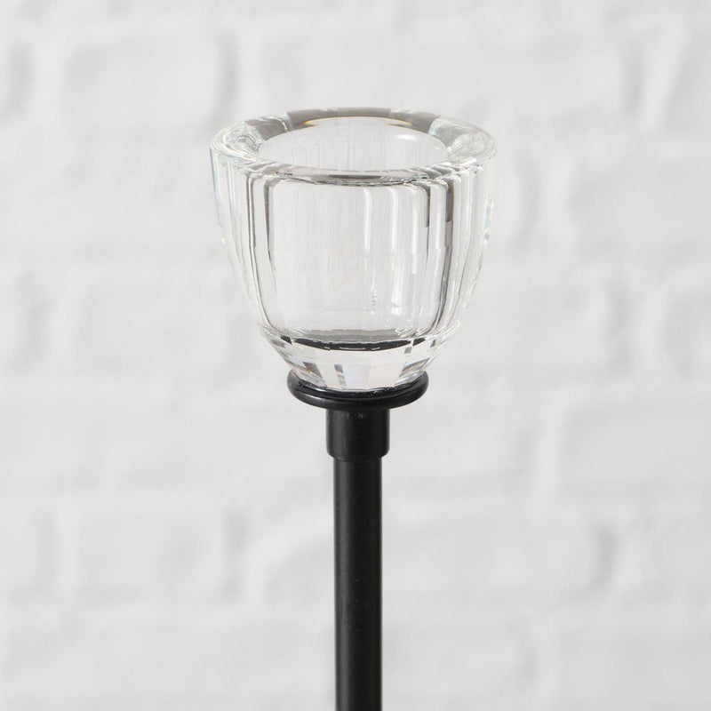 Load image into Gallery viewer, Boltze home kandelaar polus zwart 3-delig ã˜7xh13,5-17,5-21cm