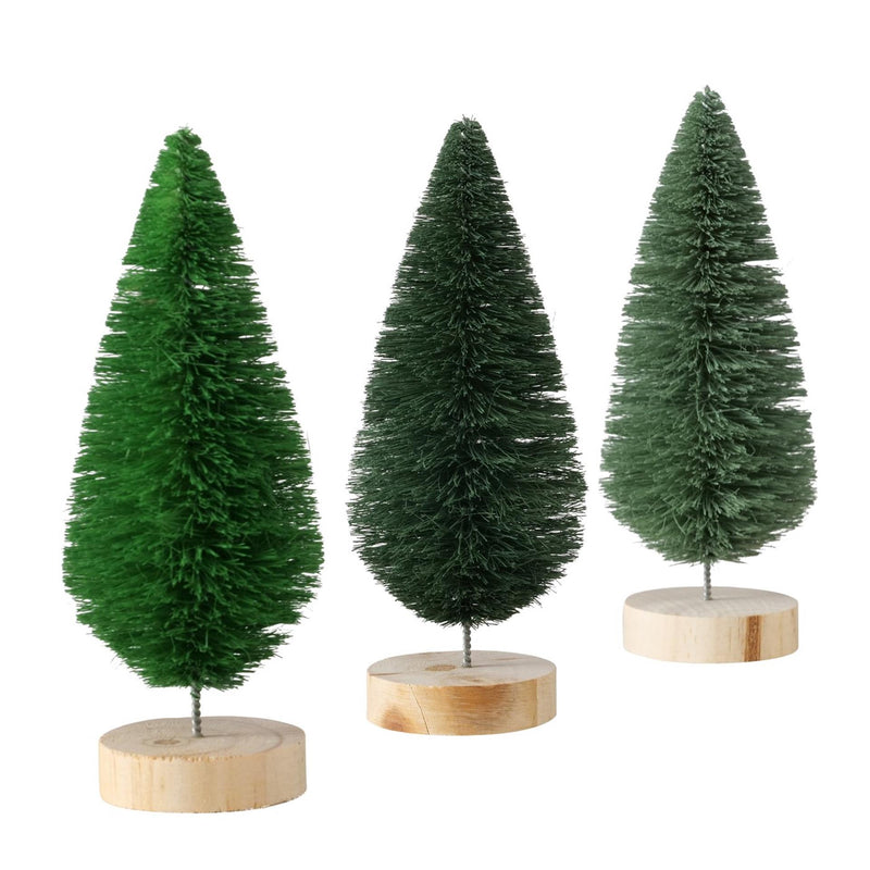 Load image into Gallery viewer, Boltze home decoratief boom bosco sisal dia6x16cm licht groen donker groen grijs groen