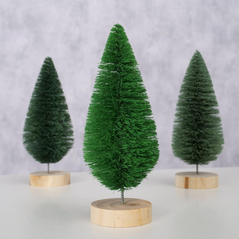 Load image into Gallery viewer, Boltze home decoratief boom bosco sisal dia6x16cm licht groen donker groen grijs groen