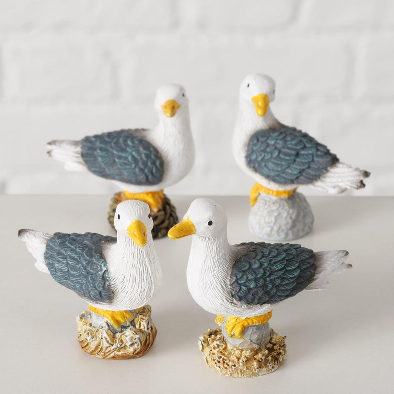 Load image into Gallery viewer, Boltze home beeldje meeuw polyresin 5,5x2,5x5,5cm