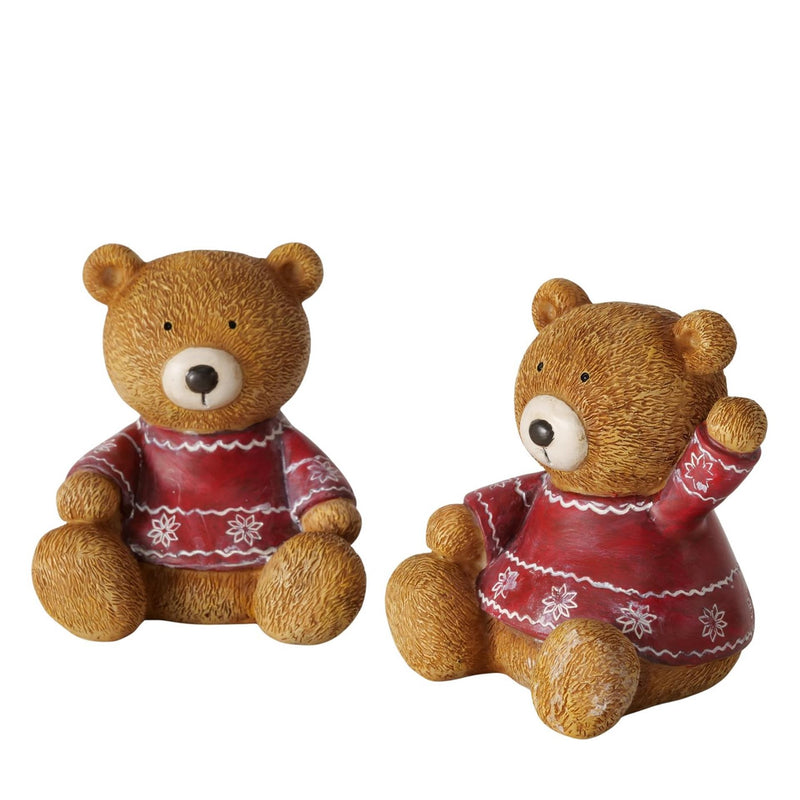 Load image into Gallery viewer, Boltze home figuur beer bailey ã˜10xh11cm 2 assorti