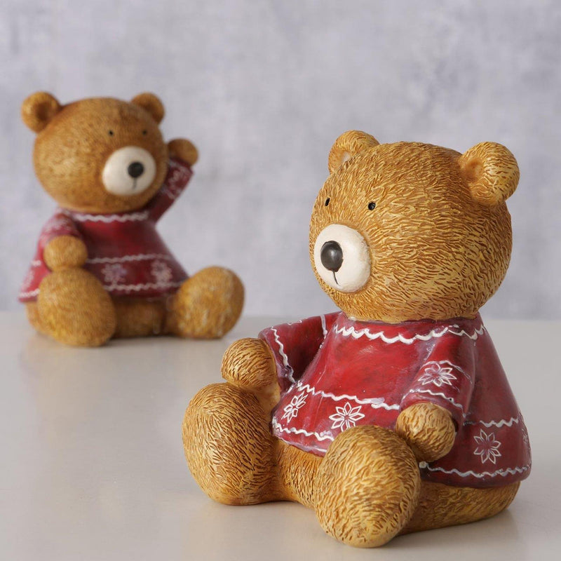 Load image into Gallery viewer, Boltze home figuur beer bailey ã˜10xh11cm 2 assorti