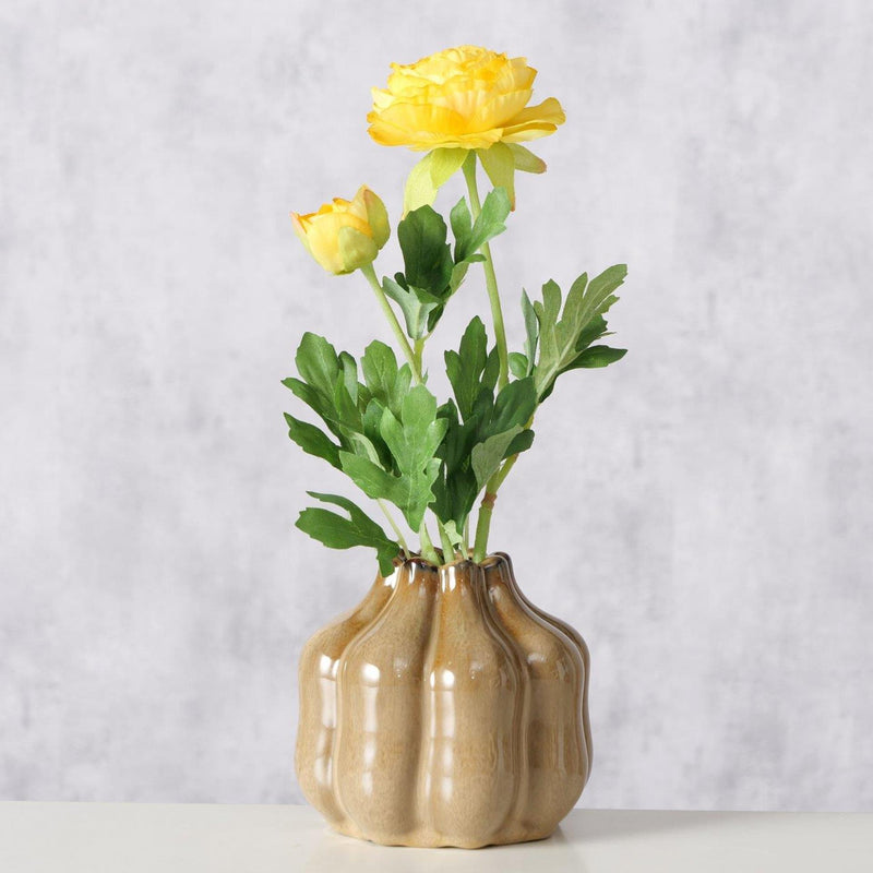 Load image into Gallery viewer, Boltze home vaas bruin ø12,5xh11,3cm