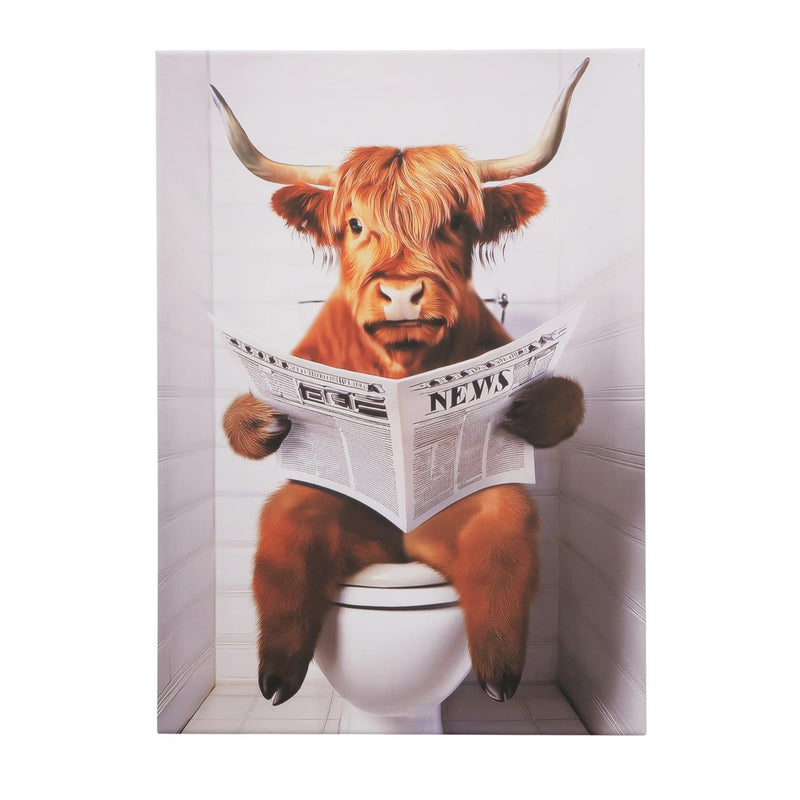 Load image into Gallery viewer, Boltze home wanddecoratie lumpi schotse hooglander 4x50x70cm