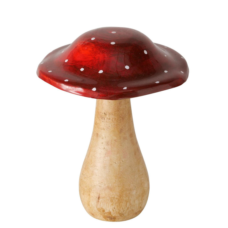 Load image into Gallery viewer, Boltze home paddenstoel pilo mangohout 13x13x15cm