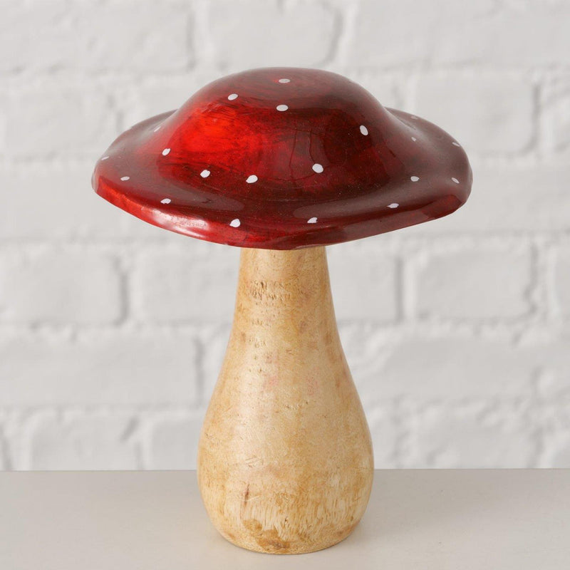 Load image into Gallery viewer, Boltze home paddenstoel pilo mangohout 13x13x15cm