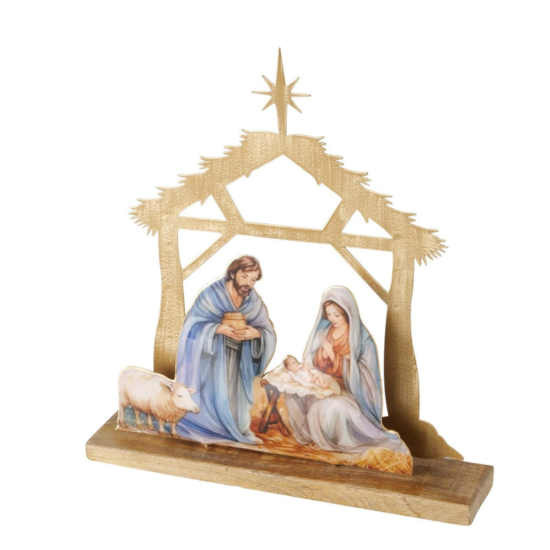 Load image into Gallery viewer, Boltze home kersttafereel 30,5x32,5cm