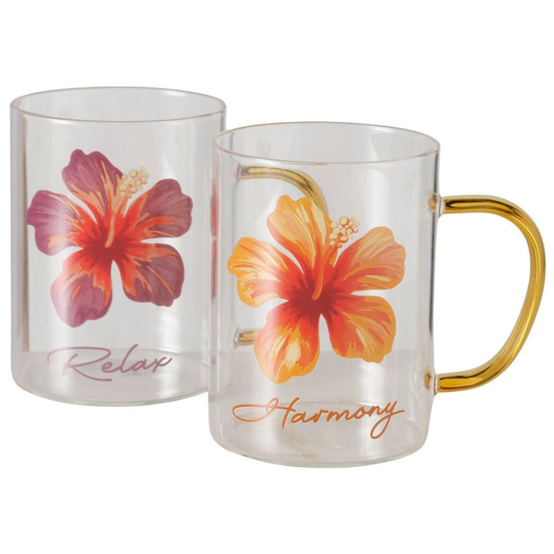 Load image into Gallery viewer, Boltze home mok hibiscus 400ml ø8xh11cm