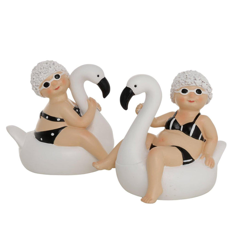 Load image into Gallery viewer, Boltze home figuur vrouw dolores 15x11x13,5cm 2 assorti