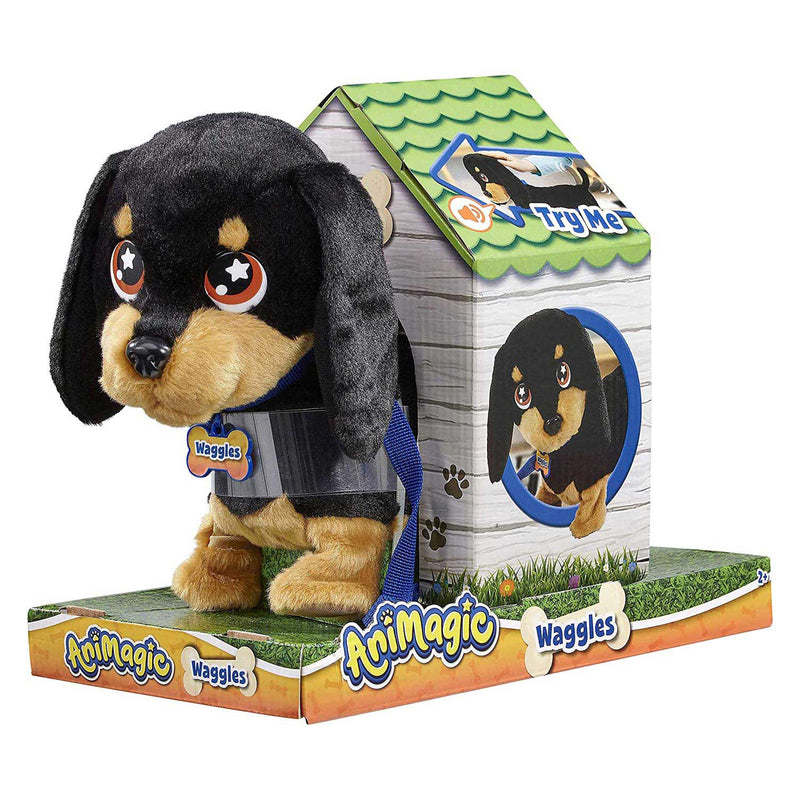 Load image into Gallery viewer, Goliath animagic waggles hond interactieve knuffel