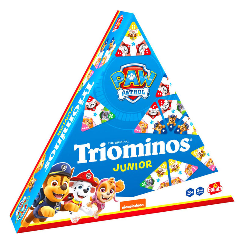 Load image into Gallery viewer, Goliath triominos junior paw patrol - bordspel - kinderspel - speel triominos met jouw favoriete paw patrol personage.