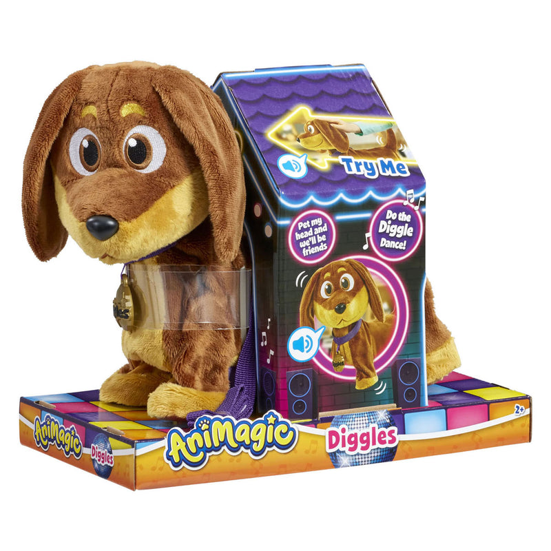 Load image into Gallery viewer, Goliath animagic diggles hond interactieve knuffel
