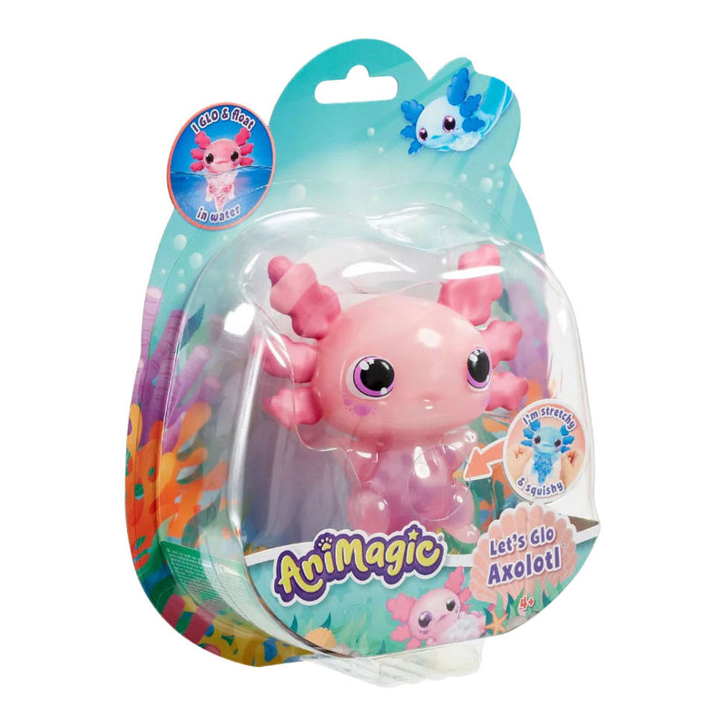 Load image into Gallery viewer, Goliath animagic let's glo axolotl roze - speelfiguur - lichtgevende axolotl