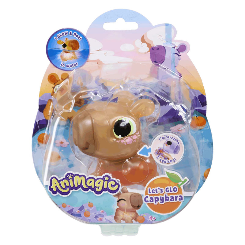 Load image into Gallery viewer, Goliath animagic let's glo capybara brown - speelfiguur - lichtgevende capybara