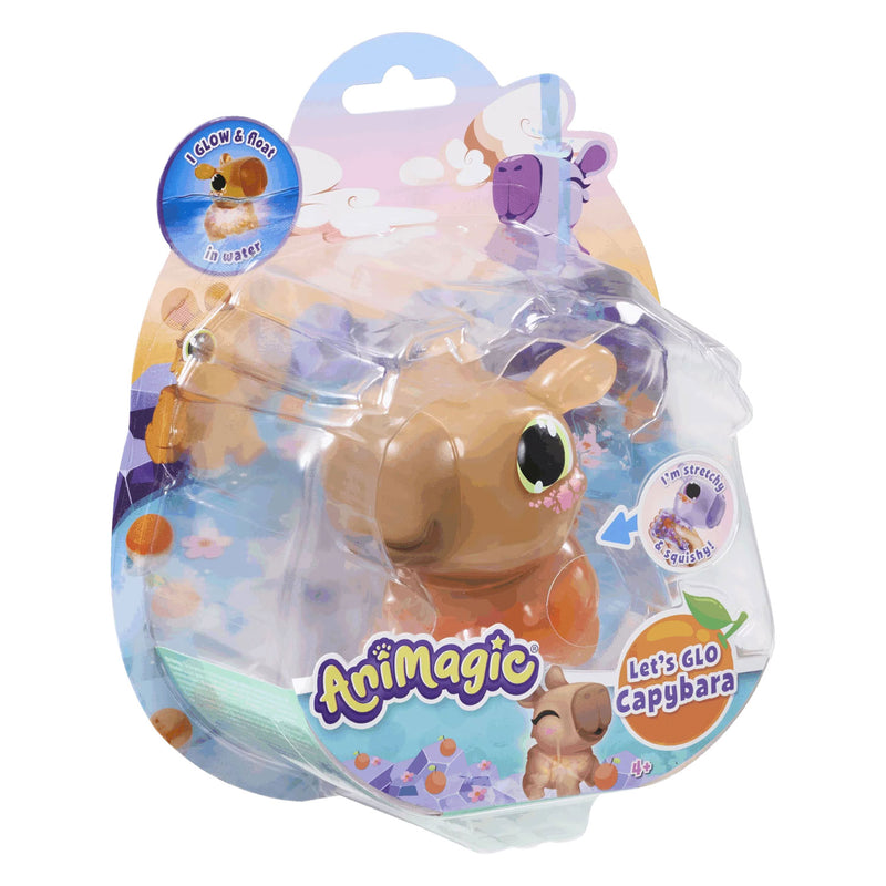 Load image into Gallery viewer, Goliath animagic let's glo capybara brown - speelfiguur - lichtgevende capybara