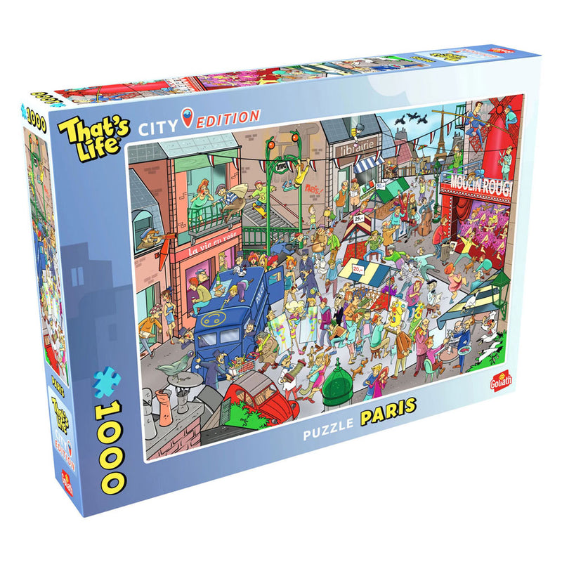 Load image into Gallery viewer, Goliath golitath that's life city edition: parijs legpuzzel - 1000st.