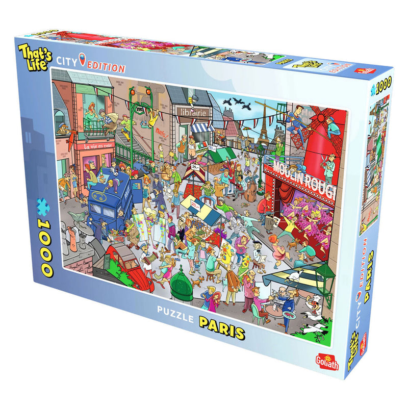 Load image into Gallery viewer, Goliath golitath that's life city edition: parijs legpuzzel - 1000st.