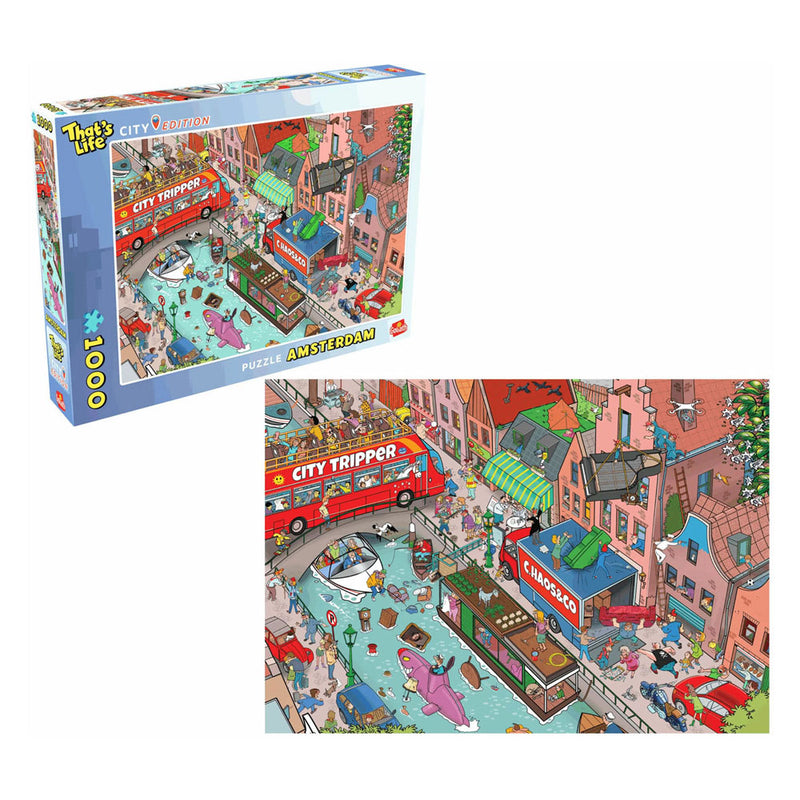 Load image into Gallery viewer, Goliath that's life city edition: amsterdam legpuzzel - 1000st.