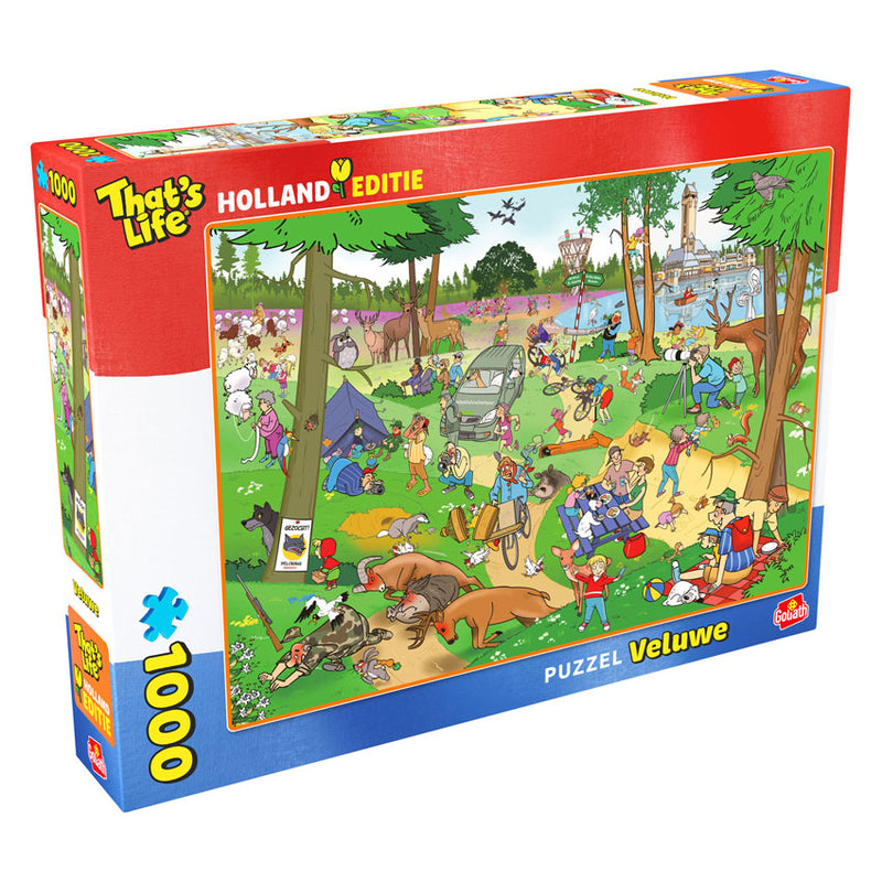 Load image into Gallery viewer, Goliath that's life hollandse editie: de veluwe legpuzzel - 1000st.