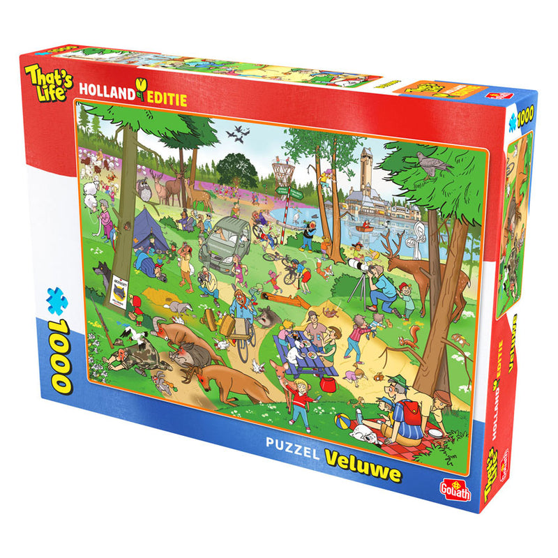 Load image into Gallery viewer, Goliath that's life hollandse editie: de veluwe legpuzzel - 1000st.