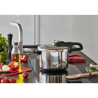 Load image into Gallery viewer, Tefal p25807 secure 5 trendy snelkookpan 6 liter met stoommand