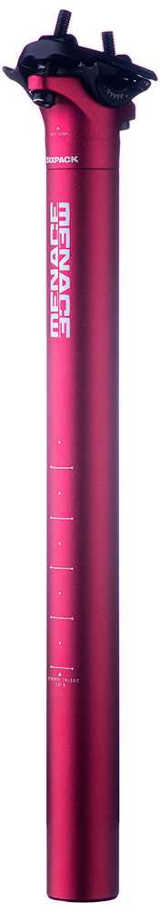 Load image into Gallery viewer, Sixpack racing menace 31.6x350mm seatpost