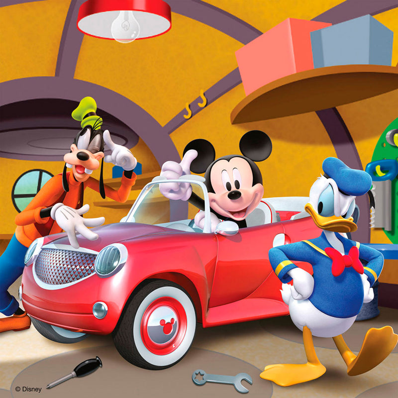 Load image into Gallery viewer, Ravensburger puzzel disney mickey mouse: iedereen houdt van mickey - 3x49 stukjes - kinderpuzzel
