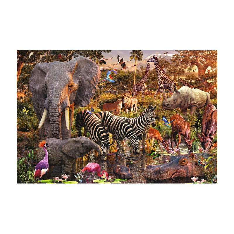 Load image into Gallery viewer, Ravensburger puzzel afrikaanse dierenwereld - legpuzzel - 3000 stukjes