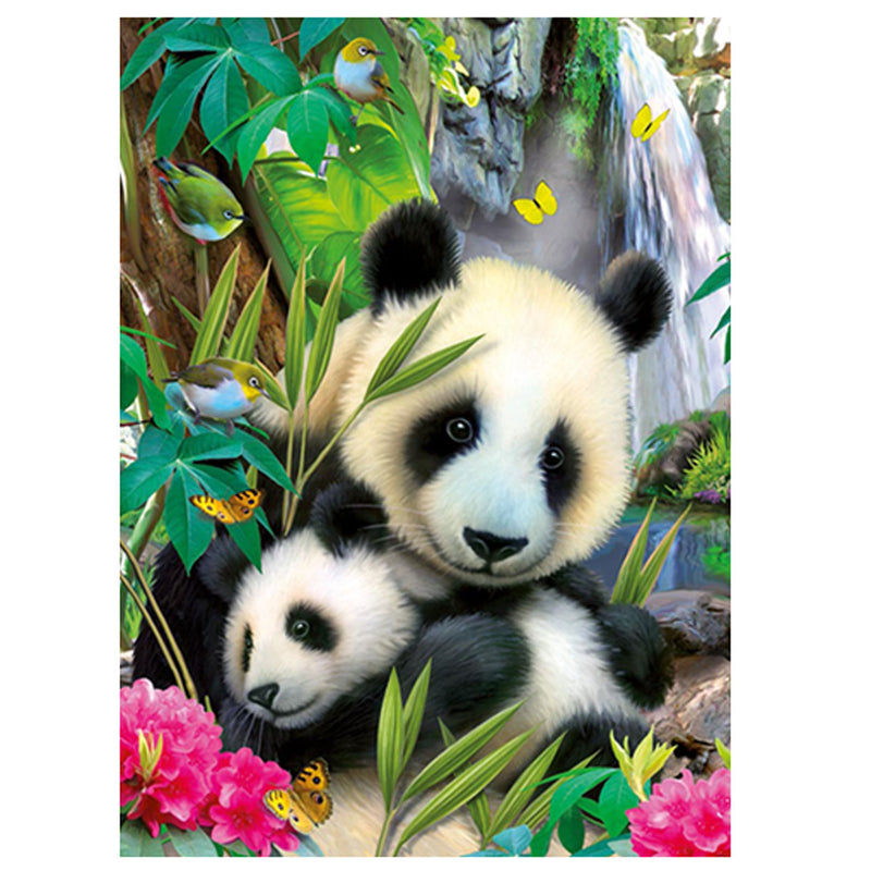 Load image into Gallery viewer, Ravensburger puzzel lieve panda - legpuzzel - 300 stukjes