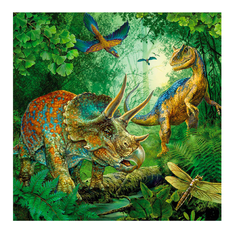 Load image into Gallery viewer, Ravensburger dinosauriers, 3x49st.