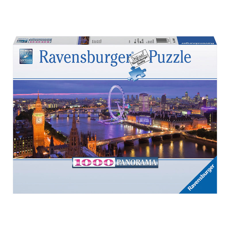 Load image into Gallery viewer, Ravensburger Londen bij Nacht Panorama Puzzel 1000st.