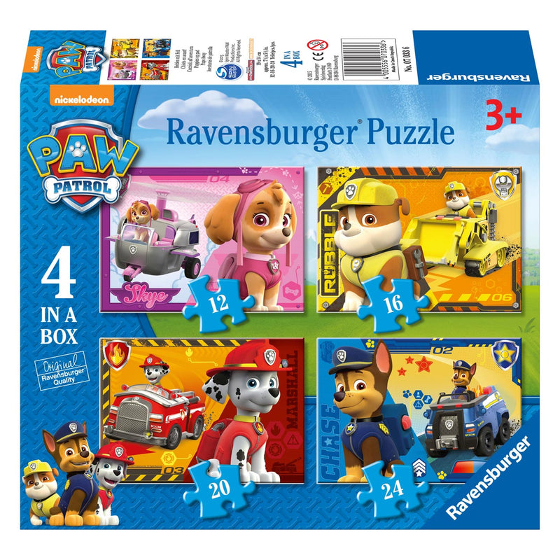 Load image into Gallery viewer, Ravensburger puzzel puppies op pad, 4in1