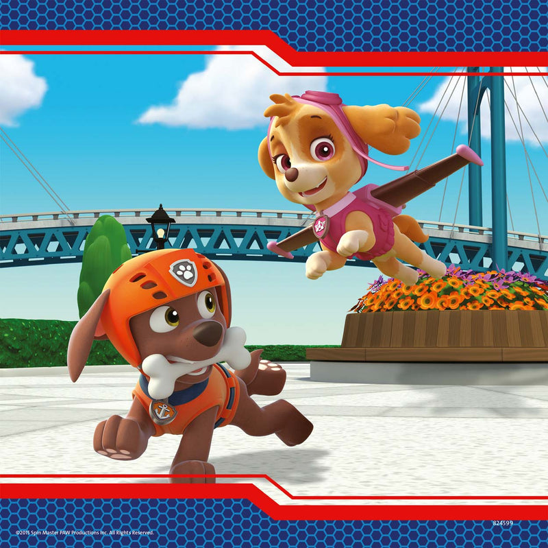 Load image into Gallery viewer, Ravensburger paw patrol puzzel - helden met vacht, 3x49st.