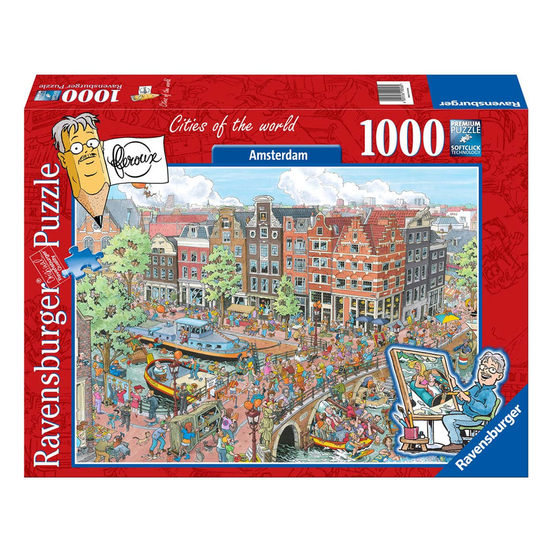 Load image into Gallery viewer, Ravensburger Fleroux: Amsterdam, 1000st.