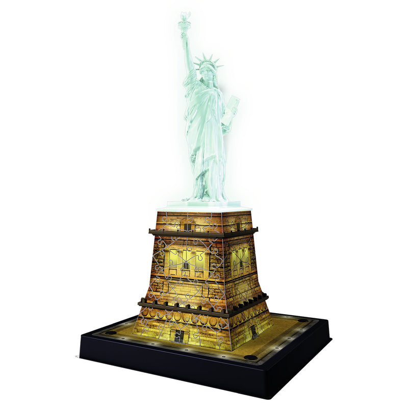 Load image into Gallery viewer, Ravensburger - 3D Puzzel - Vrijheidsbeeld Night Edition