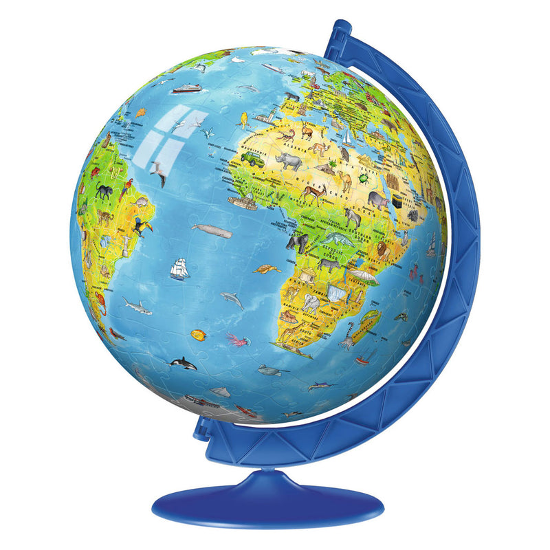 Load image into Gallery viewer, Ravensburger xxl kinder globe (engels) - 3d puzzel - 180 stukjes