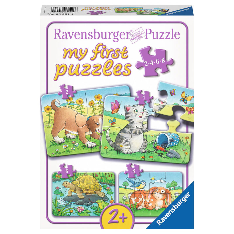 Load image into Gallery viewer, Ravensburger schattige huisdieren puzzel, 4in1