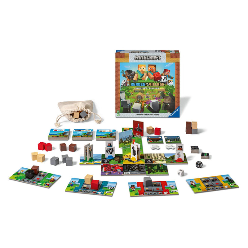 Load image into Gallery viewer, Ravensburger minecraft junior - heroes of the village bordspel